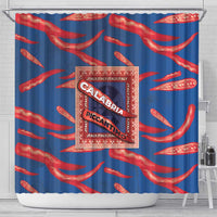 Italy Calabria Shower Curtain Piccantino Vintage Style
