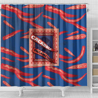 Italy Calabria Shower Curtain Piccantino Vintage Style