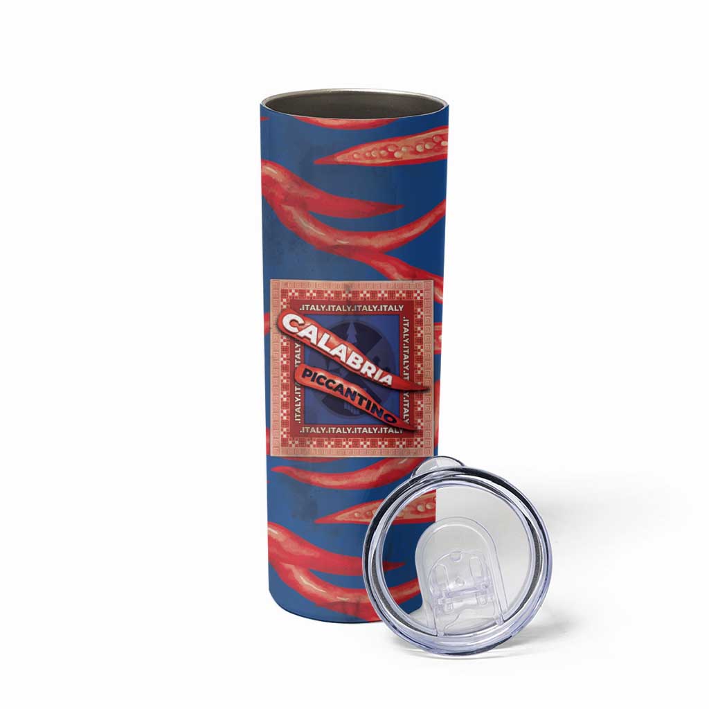 Personalized Italy Calabria Skinny Tumbler Piccantino Vintage Style