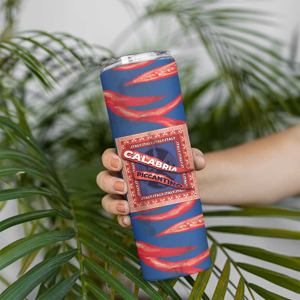 Personalized Italy Calabria Skinny Tumbler Piccantino Vintage Style