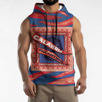 Personalized Italy Calabria Sleeveless Hoodie Piccantino Vintage Style