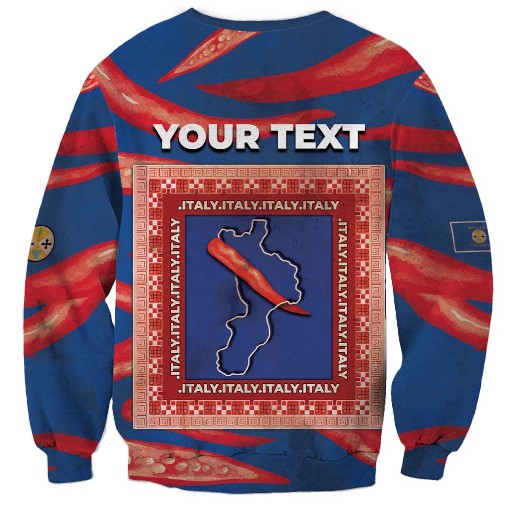 Personalized Italy Calabria Sweatshirt Piccantino Vintage Style
