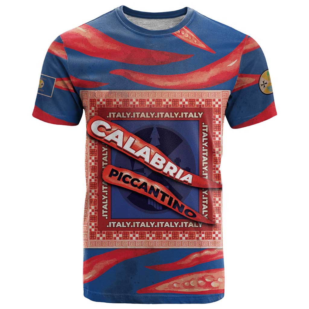 Personalized Italy Calabria T Shirt Piccantino Vintage Style