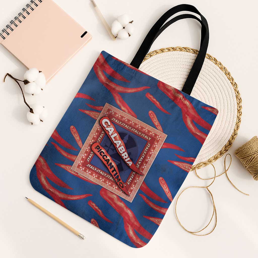 Italy Calabria Tote Bag Piccantino Vintage Style