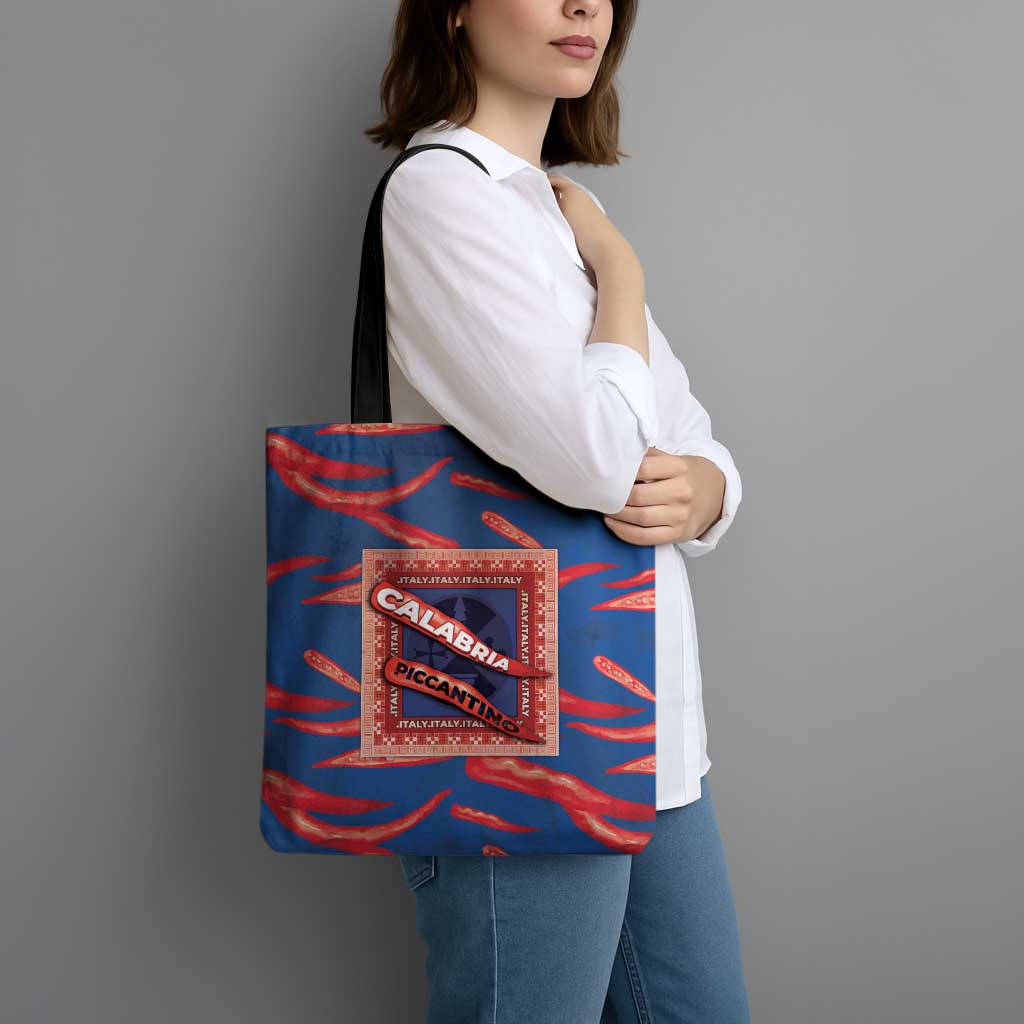 Italy Calabria Tote Bag Piccantino Vintage Style