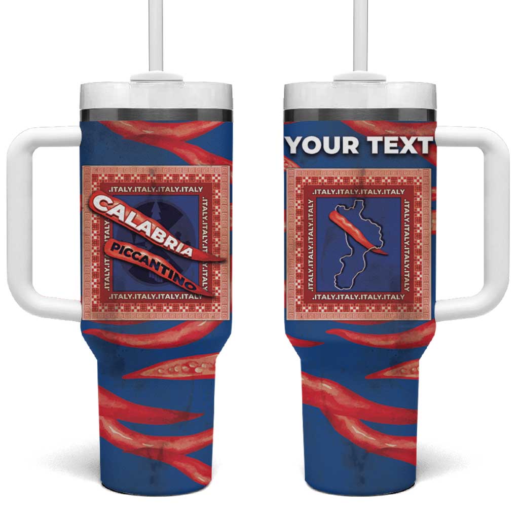 Personalized Italy Calabria Tumbler With Handle Piccantino Vintage Style