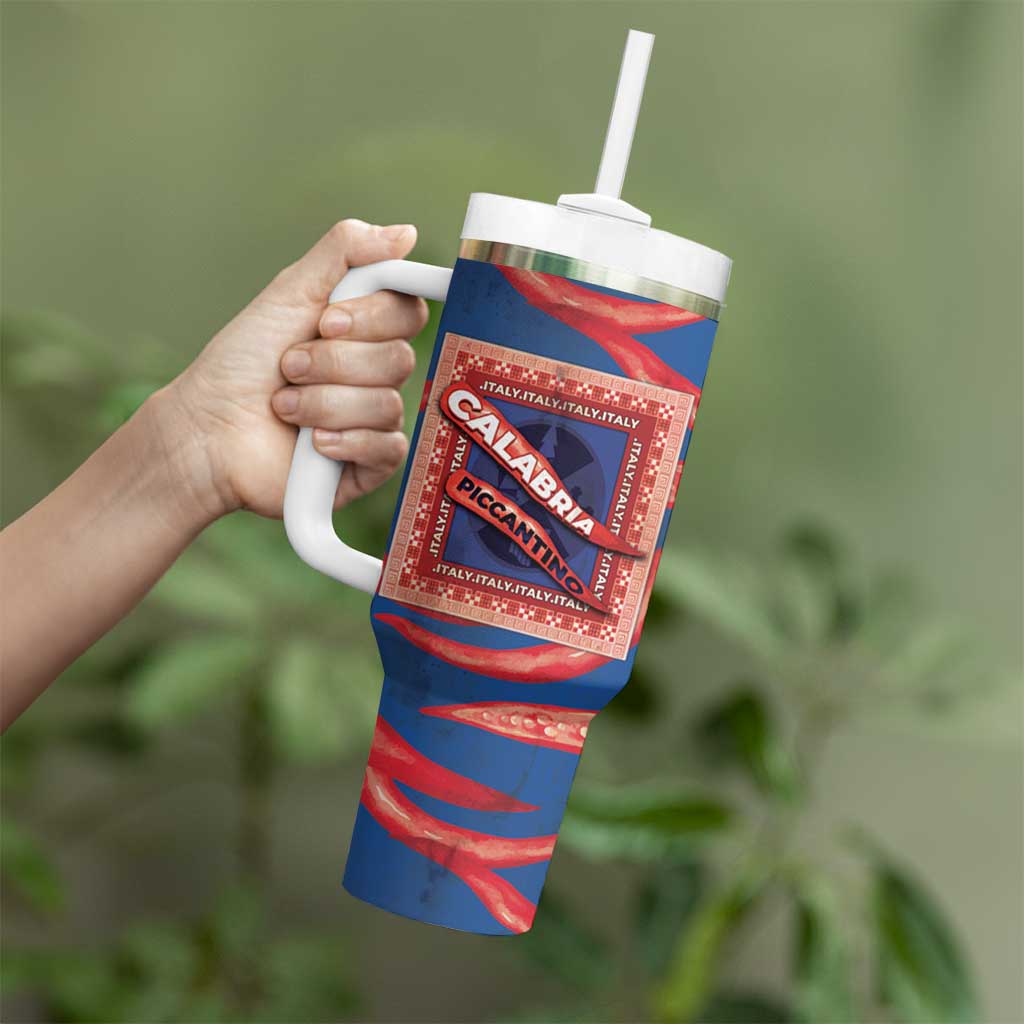 Personalized Italy Calabria Tumbler With Handle Piccantino Vintage Style