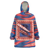 Personalized Italy Calabria Wearable Blanket Hoodie Piccantino Vintage Style