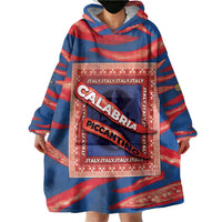Personalized Italy Calabria Wearable Blanket Hoodie Piccantino Vintage Style