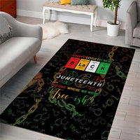 Juneteenth 1865 Area Rug Unapologetically Black