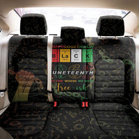 Juneteenth 1865 Back Car Seat Cover Unapologetically Black