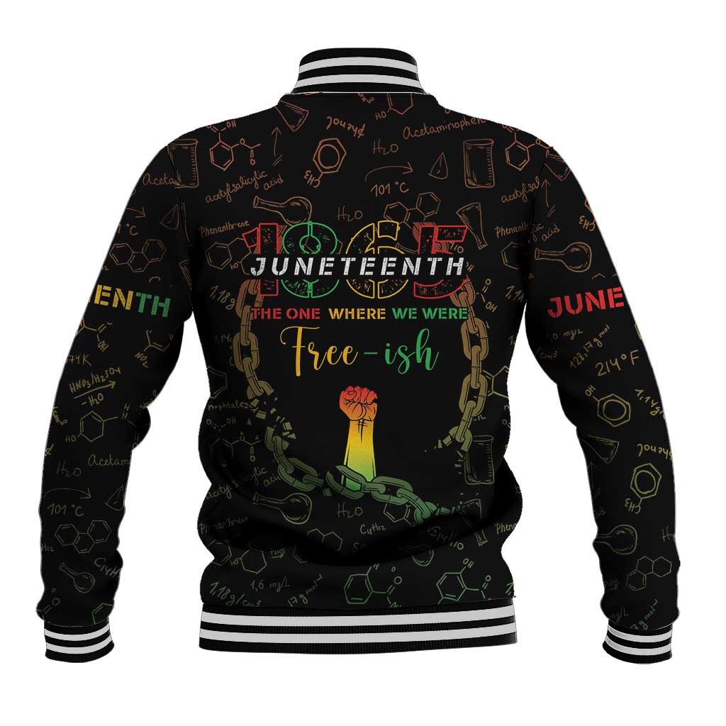 Juneteenth 1865 Baseball Jacket Unapologetically Black