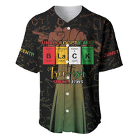 Juneteenth 1865 Baseball Jersey Unapologetically Black