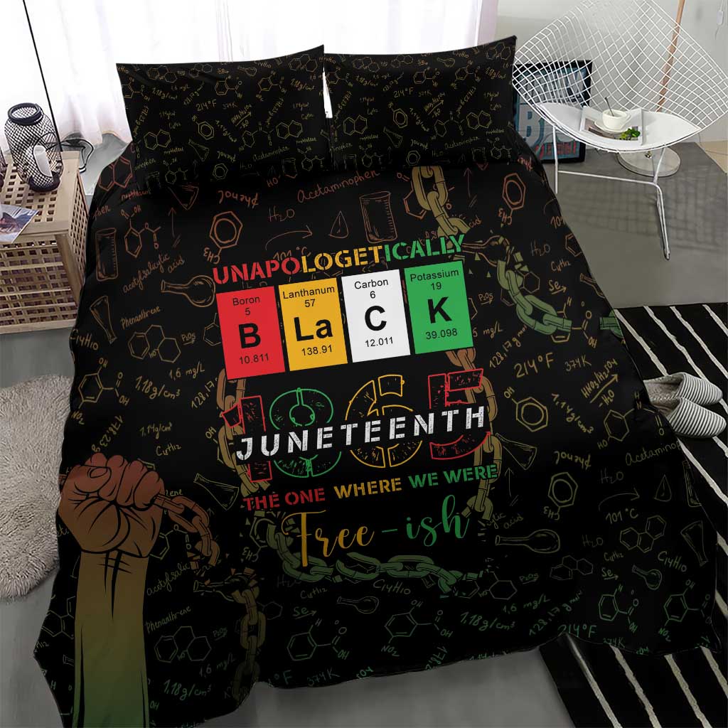 Juneteenth 1865 Bedding Set Unapologetically Black