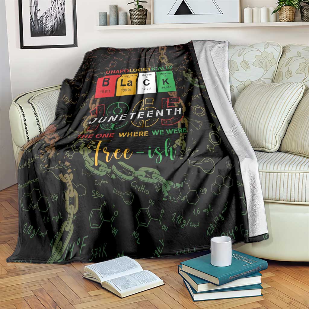 Juneteenth 1865 Blanket Unapologetically Black