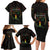 Juneteenth 1865 Family Matching Long Sleeve Bodycon Dress and Hawaiian Shirt Unapologetically Black