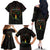 Juneteenth 1865 Family Matching Off The Shoulder Long Sleeve Dress and Hawaiian Shirt Unapologetically Black