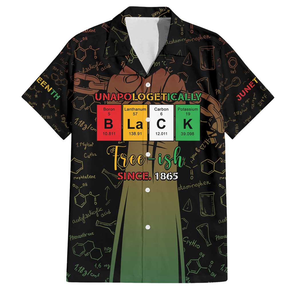 Juneteenth 1865 Family Matching Off Shoulder Maxi Dress and Hawaiian Shirt Unapologetically Black