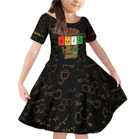 Juneteenth 1865 Family Matching Off Shoulder Short Dress and Hawaiian Shirt Unapologetically Black