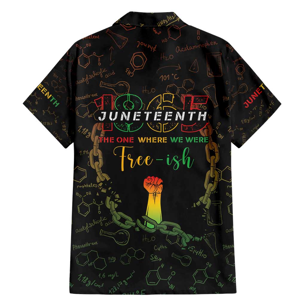 Juneteenth 1865 Family Matching Short Sleeve Bodycon Dress and Hawaiian Shirt Unapologetically Black