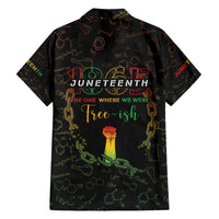 Juneteenth 1865 Family Matching Short Sleeve Bodycon Dress and Hawaiian Shirt Unapologetically Black
