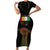 Juneteenth 1865 Family Matching Short Sleeve Bodycon Dress and Hawaiian Shirt Unapologetically Black