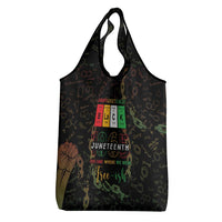 Juneteenth 1865 Grocery Bag Unapologetically Black