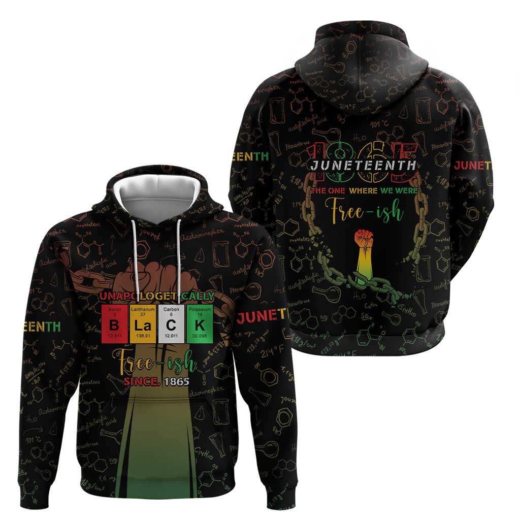 Juneteenth 1865 Hoodie Unapologetically Black