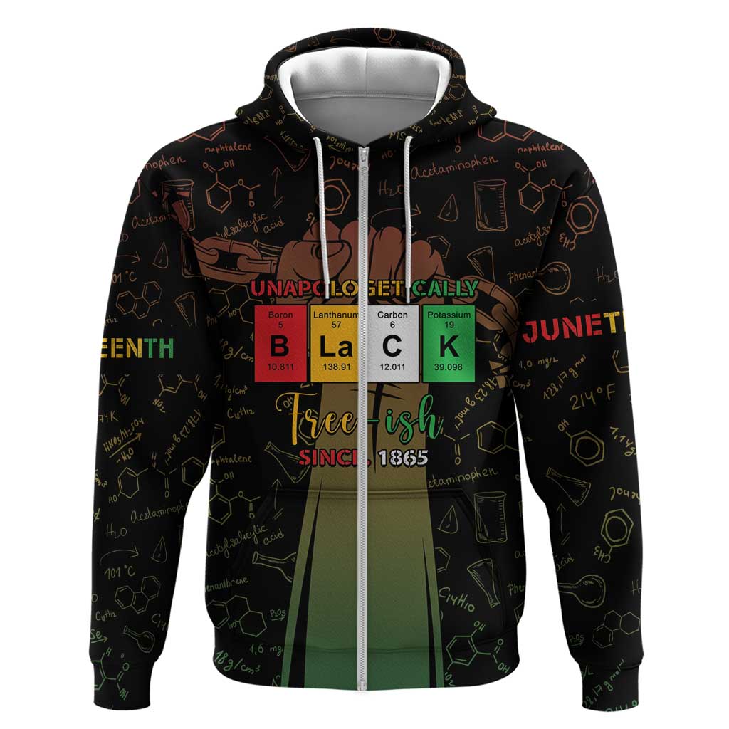 Juneteenth 1865 Hoodie Unapologetically Black