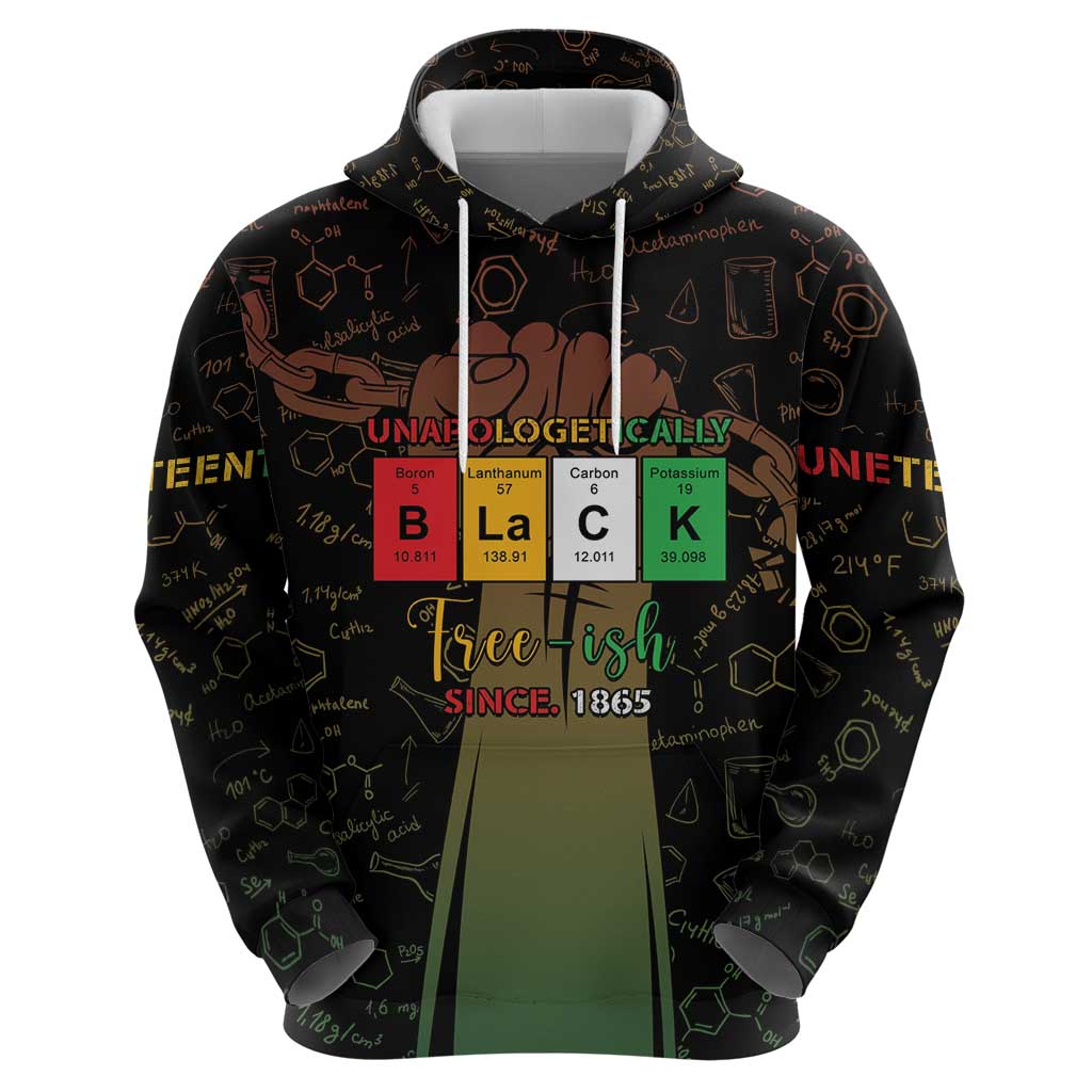 Juneteenth 1865 Hoodie Unapologetically Black