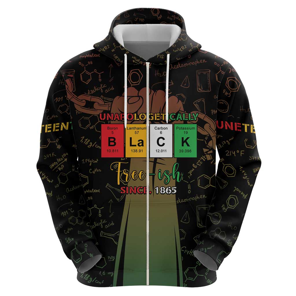 Juneteenth 1865 Hoodie Unapologetically Black