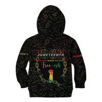 Juneteenth 1865 Kid Hoodie Unapologetically Black