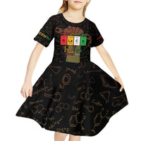 Juneteenth 1865 Kid Short Sleeve Dress Unapologetically Black