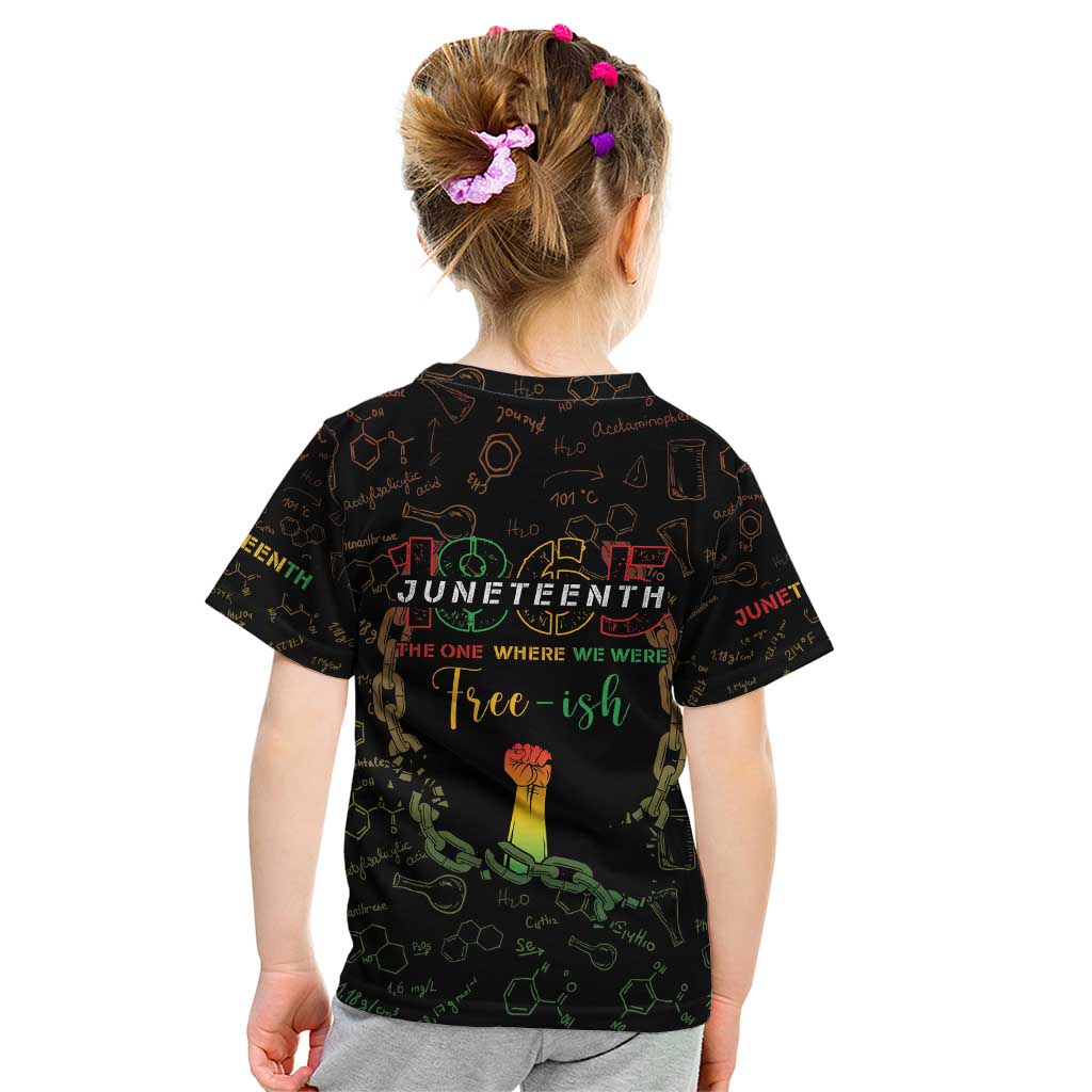 Juneteenth 1865 Kid T Shirt Unapologetically Black