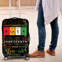 Juneteenth 1865 Luggage Cover Unapologetically Black