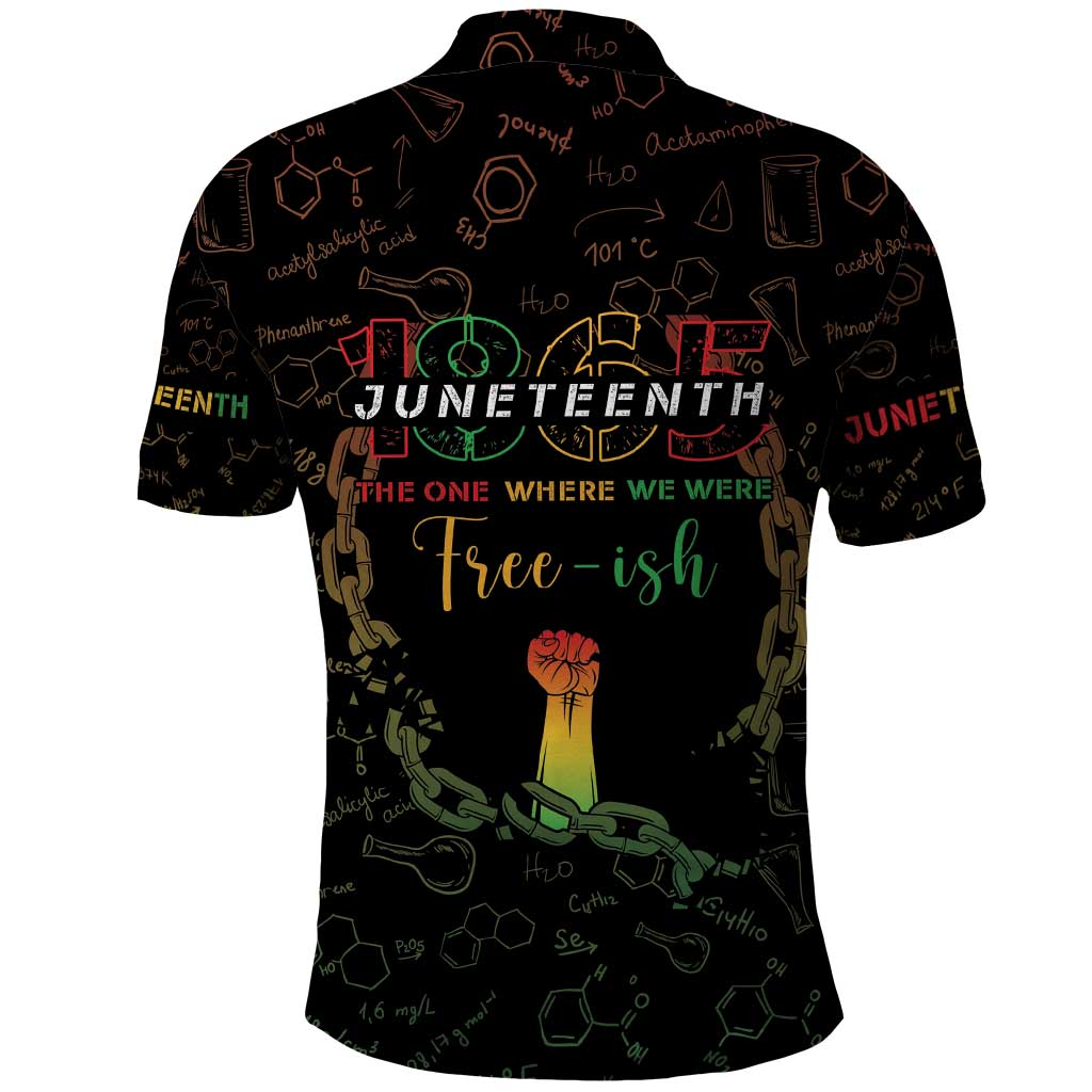 Juneteenth 1865 Polo Shirt Unapologetically Black