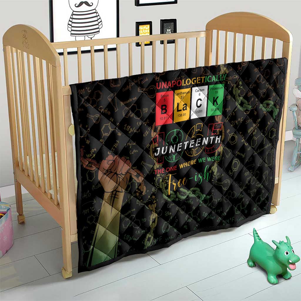 Juneteenth 1865 Quilt Unapologetically Black