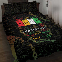 Juneteenth 1865 Quilt Bed Set Unapologetically Black