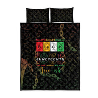 Juneteenth 1865 Quilt Bed Set Unapologetically Black