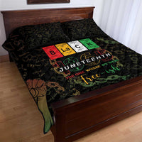 Juneteenth 1865 Quilt Bed Set Unapologetically Black