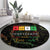 Juneteenth 1865 Round Carpet Unapologetically Black