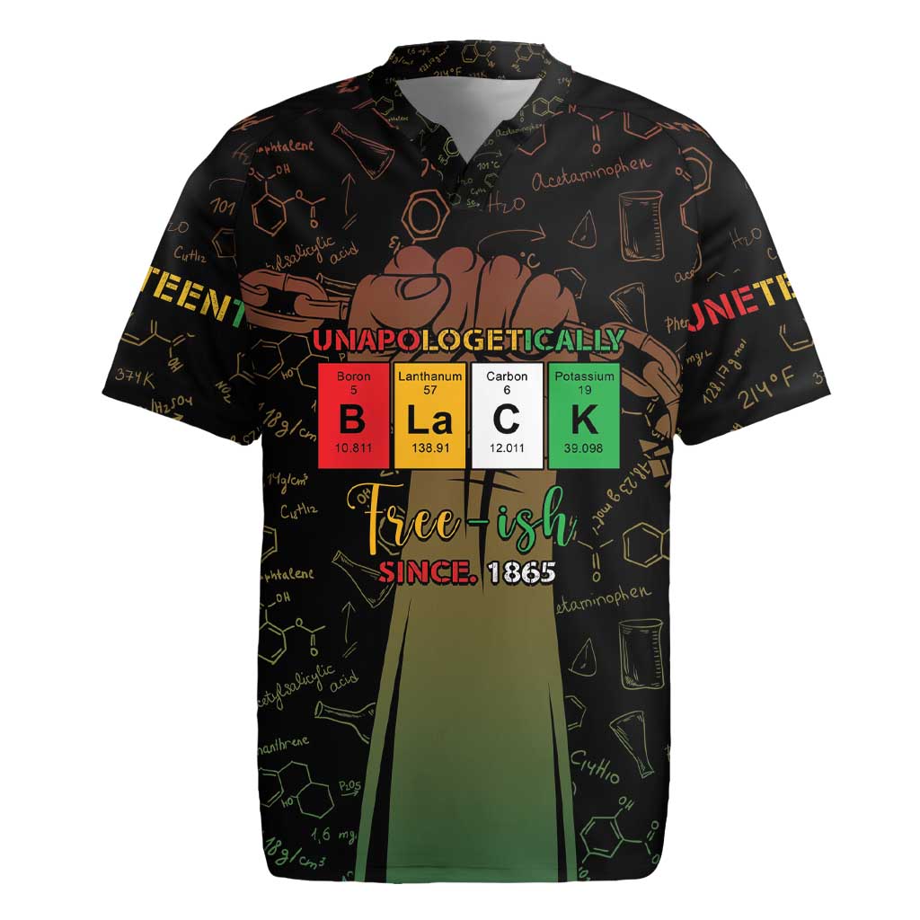 Juneteenth 1865 Rugby Jersey Unapologetically Black
