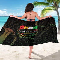 Juneteenth 1865 Sarong Unapologetically Black