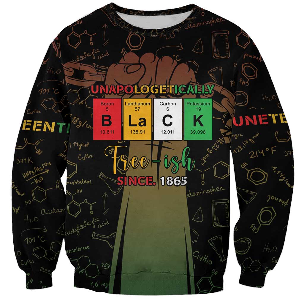 Juneteenth 1865 Sweatshirt Unapologetically Black