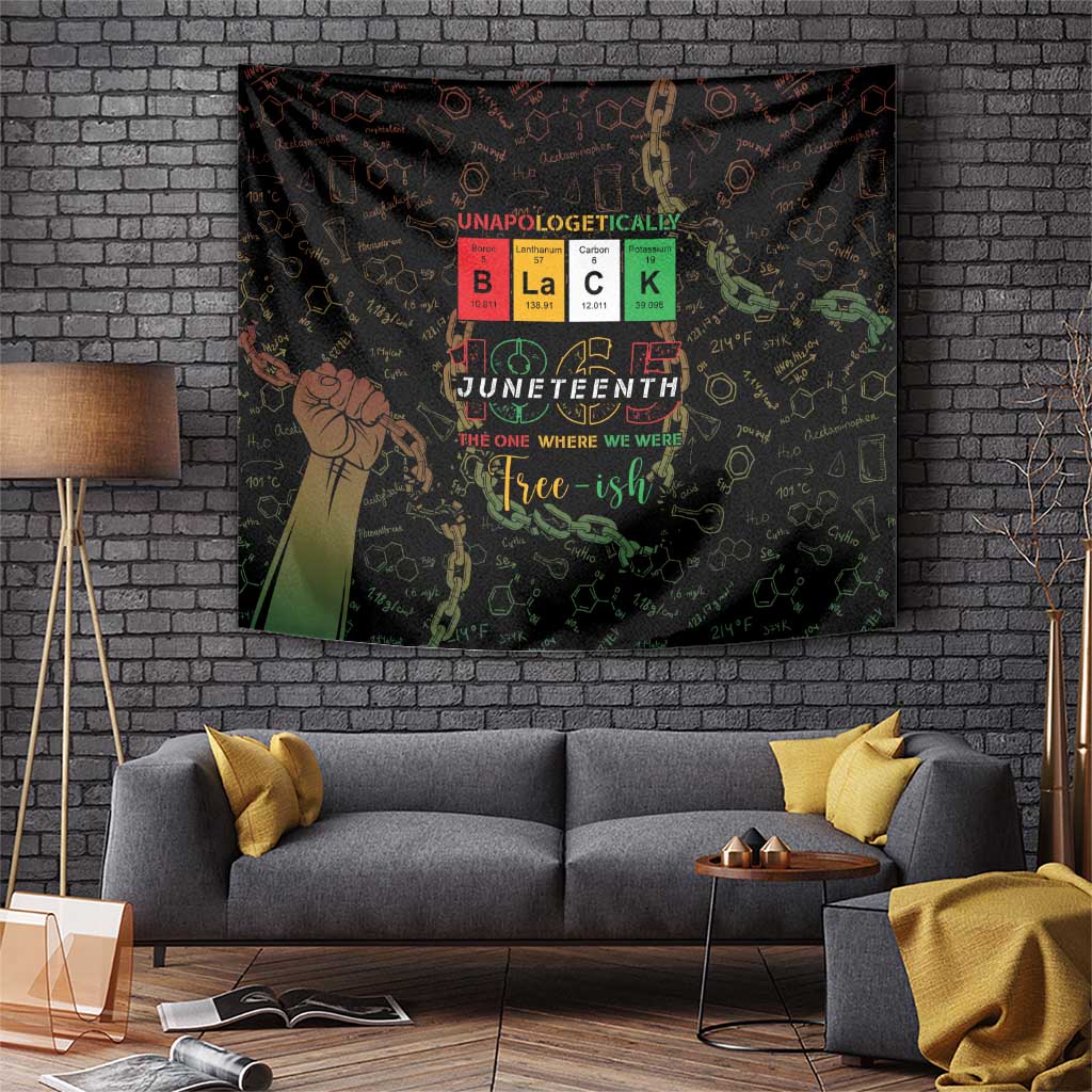 Juneteenth 1865 Tapestry Unapologetically Black