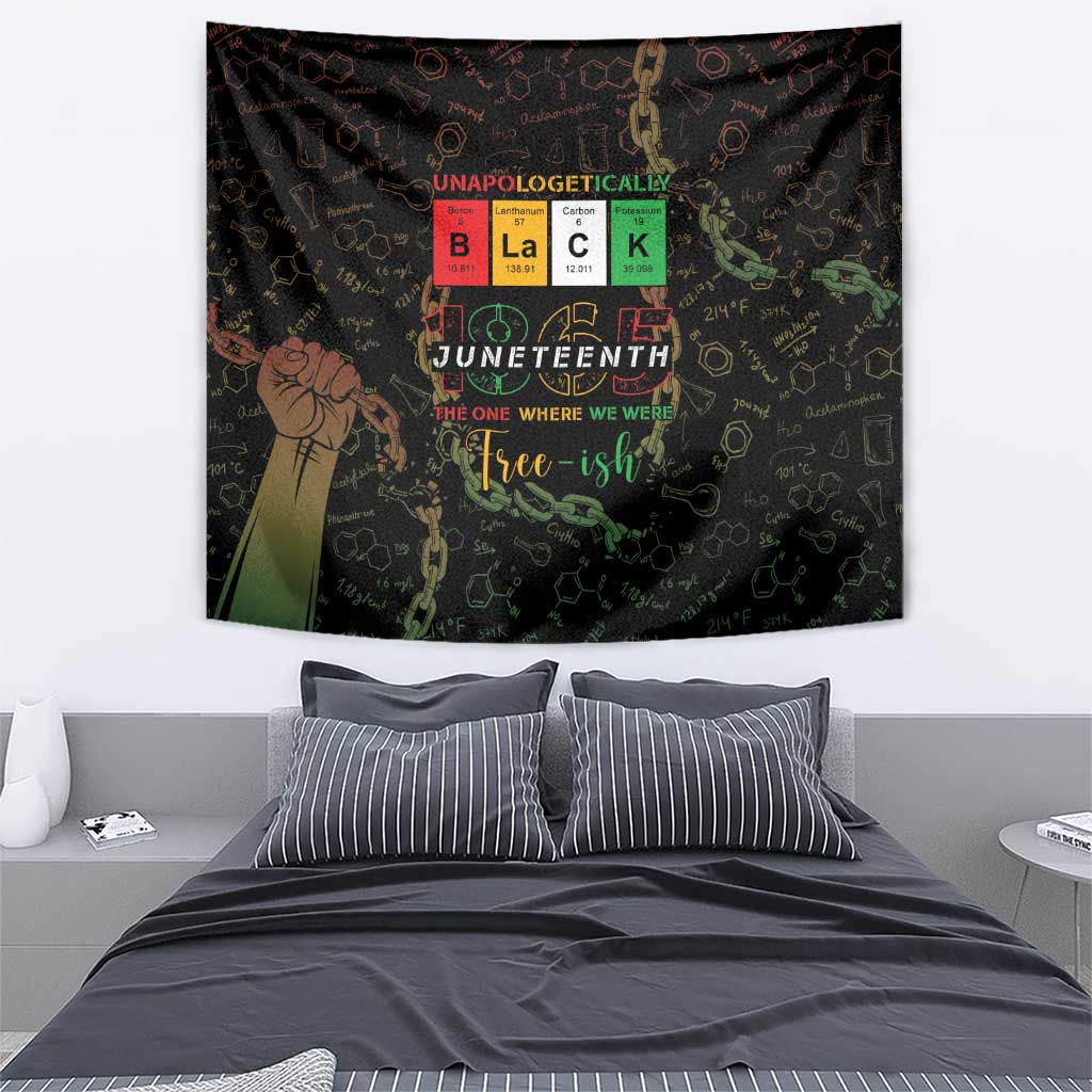Juneteenth 1865 Tapestry Unapologetically Black