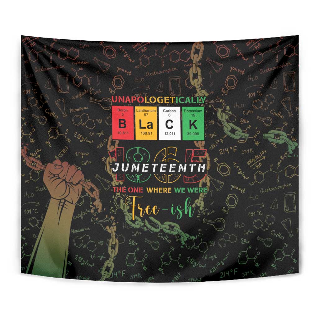 Juneteenth 1865 Tapestry Unapologetically Black