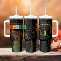 Juneteenth 1865 Tumbler With Handle Unapologetically Black