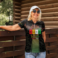 Juneteenth 1865 Women Polo Shirt Unapologetically Black