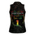 Juneteenth 1865 Women Sleeveless Polo Shirt Unapologetically Black